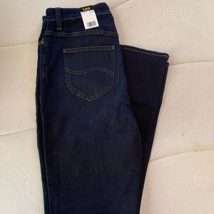 Lee dark wash flare jeans